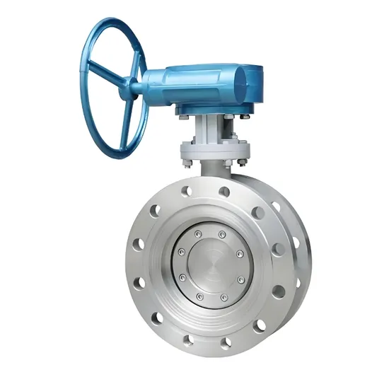 Double Flange DN100-DN1200 Electric Actuated Triple Eccentric Butterfly Valve